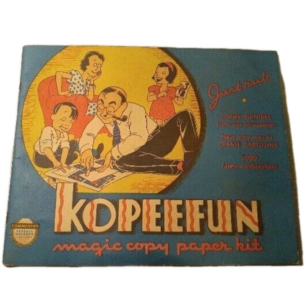 New Kopeefun Magic Copy Paper Kit with Original Complete Vintage